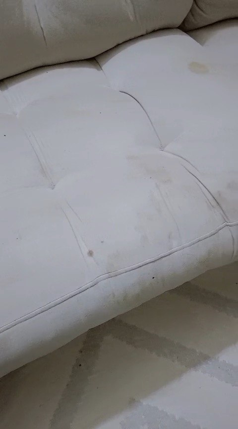 قبل تطبيق تنظيف الكنب